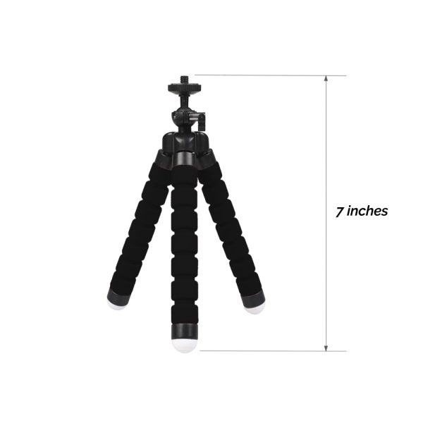 Flexible Small Octopus Mount Mini Tripod Bluetooth Remote Stand Holder I Phone - Image 4