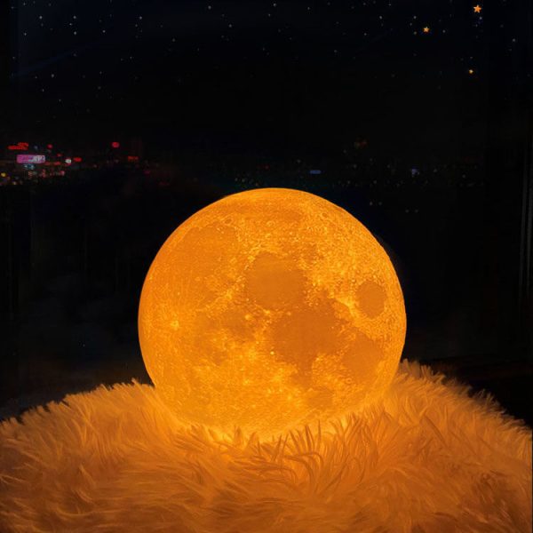 3D Printing Moon Night Table Lamp Chinese Valentine's Day Gift - Image 3