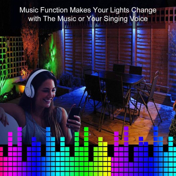 Streaming Symphony Music Spectrum Marquee Sound Control Lights With Bar Disco - Image 2