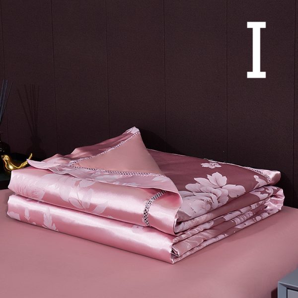 Silk Quilt And Ice Silk Air-Conditioning Quilt Four-Piece Cotton - Image 10