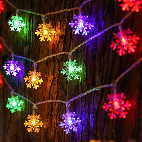 Room Decoration LED Snowflake Lighting Chain - Image 5