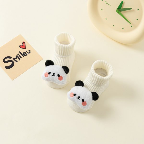 Newborn Baby Double Needle Non-slip Not Feel Tight With Feet Room Socks - Image 7