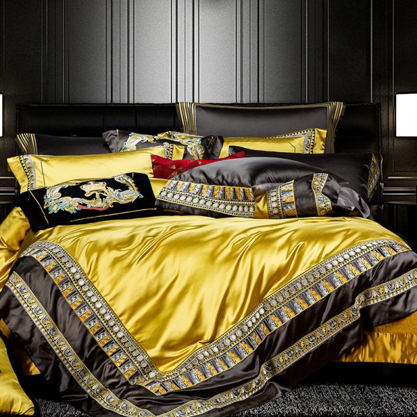 Luxury Villa Four-piece Set Of European-style Bedding - Image 5