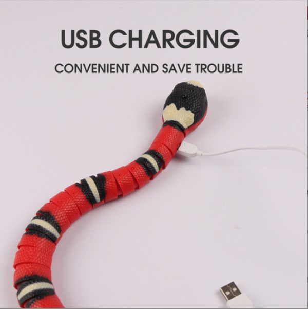 Interactive Electric Induction Snake Funny Cat Toy - Image 3