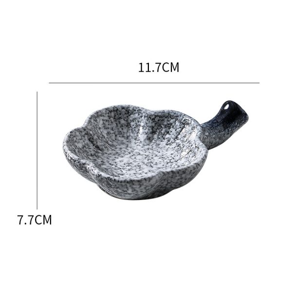 Japanese-style Household Ceramic Flavour Dish With Handle - Image 10