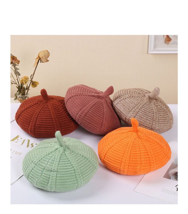 Fashion Children's Warm Knitted Woolen Hat - Image 2