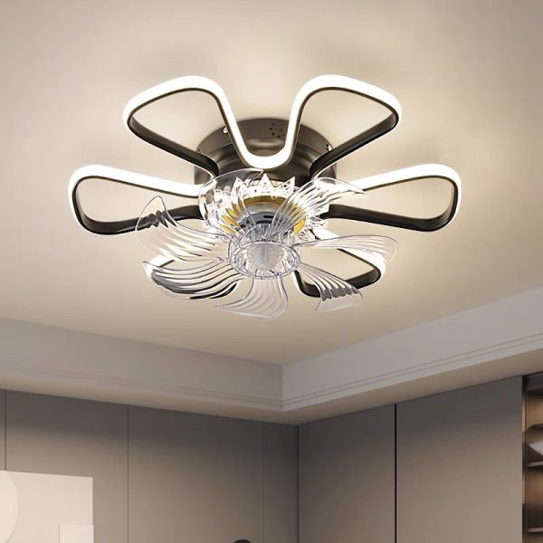 Intelligent Tmall Genie Voice Control Ceiling Fan Light - Image 2