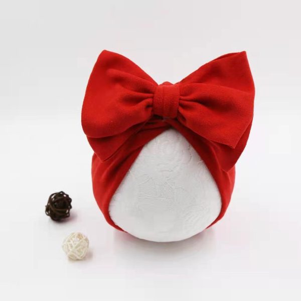 Bowknot Baby Fetal Cap Cute Pure Cotton - Image 2