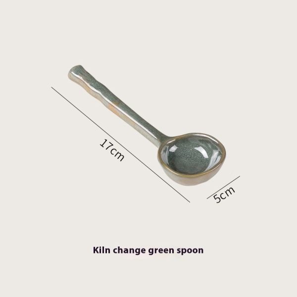 Ceramic Small Spoon Home Ladle Soup Spoon - Image 8