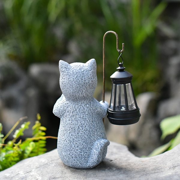 Solar Garden Lamp Kitten Crafts Ornaments - Image 4