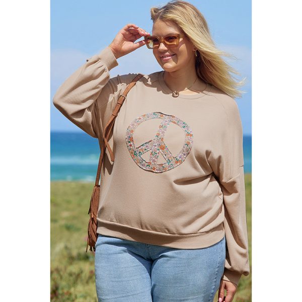 Women's Round Neck Sweater European And American Personalized Trendy Printed Long Sleeve - Image 3