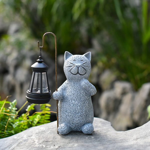 Solar Garden Lamp Kitten Crafts Ornaments - Image 3