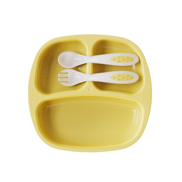 Baby Eating Special Solid Food Bowl Drop-resistant Three Grid Divided Plate - Image 3