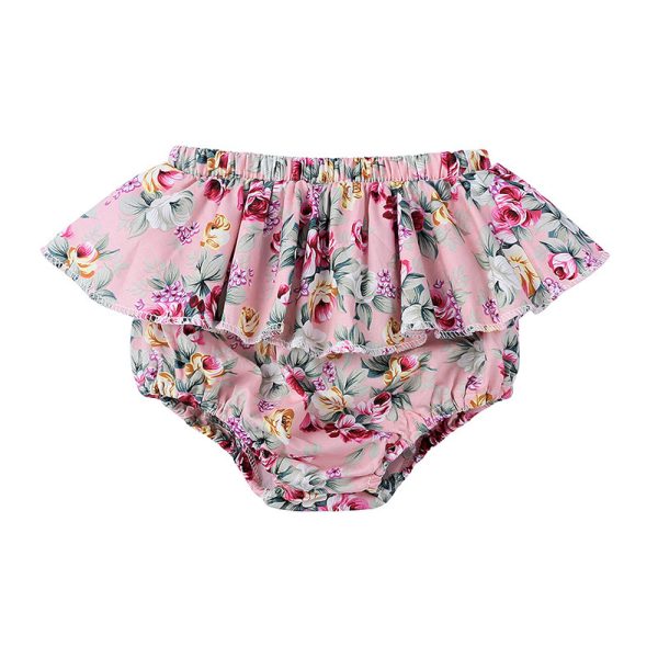 Baby Girl Children's Lotus Leaf Lace Triangle Shorts - Image 4