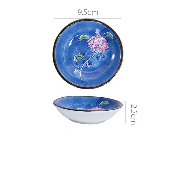 Japanese Ceramic Snack Appetizer Dim Sum Dipping Dish - Image 4