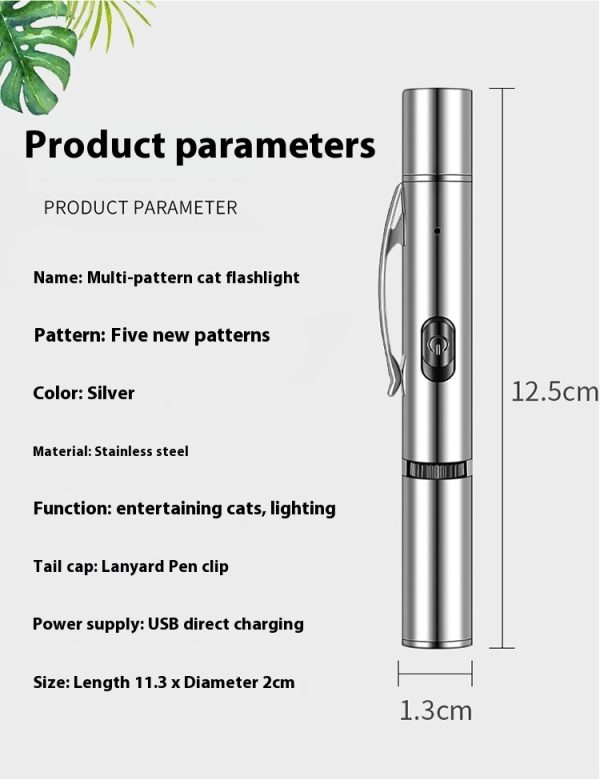 Charging Projection Cat Teasing Flashlight - Image 10