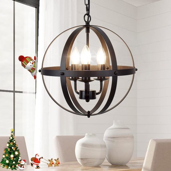 Retro Industrial Style Wrought Iron Lamp Creative Home - Image 3