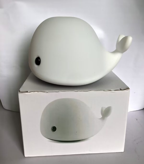 Dolphin silicone patted lights colorful atmosphere lamp creative Nightlight whale color bedside lamp lovers gift - Image 4