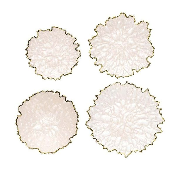 Nordic Style Golden Edge Maize Leaf Plate - Image 2