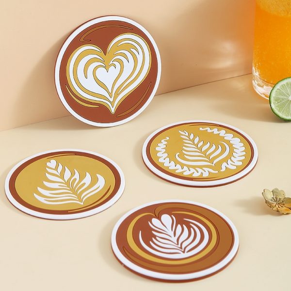 Ins Style Round Thickened Anti-scald Coffee Cup Mat