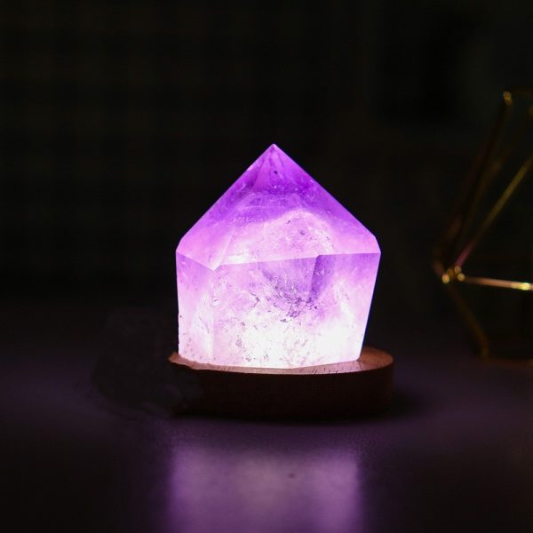 Natural Crystal Cake Tower Night Light - Image 2