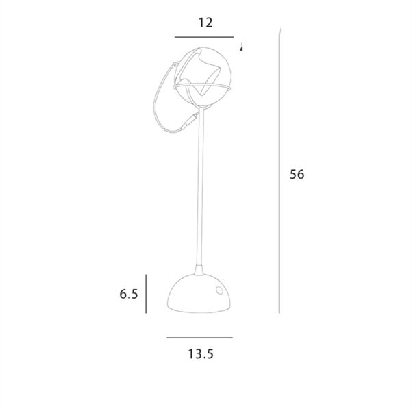Light Luxury Creative Glass Lampshade Dimmable - Image 3