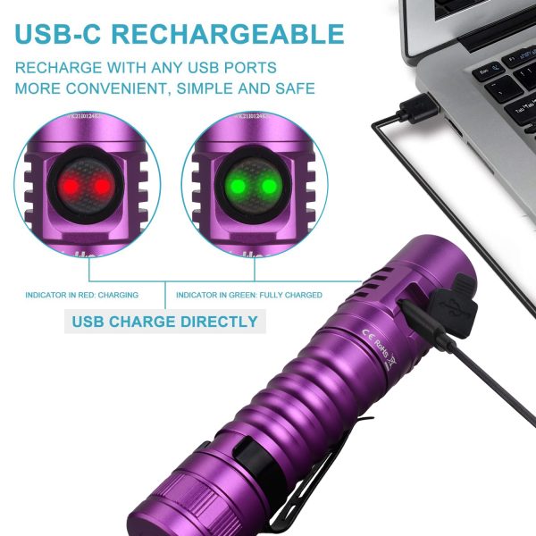 Portable Strong Light C-port Direct Charging Flashlight - Image 7