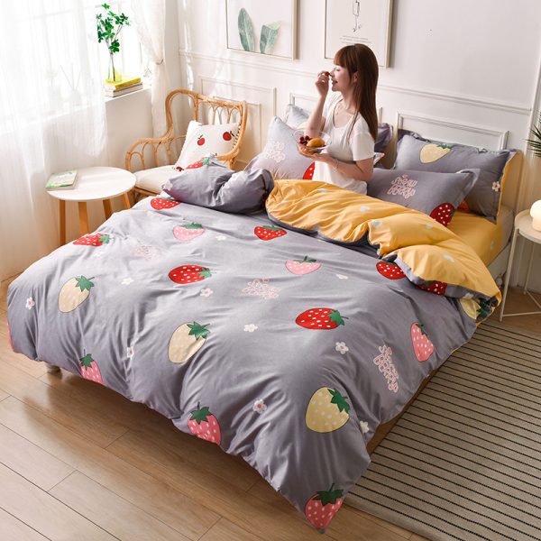 Four-piece Set Of Bed Sheets, Home Textile Manufacturers Wholesale Bedding - Image 2