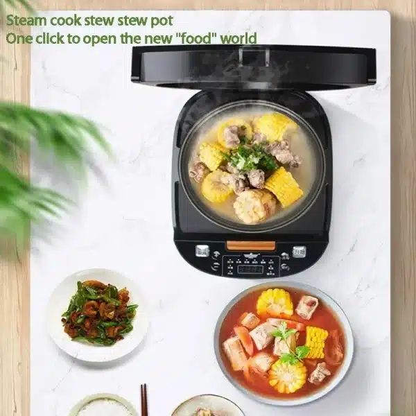 5L Household Rice Cooker Intelligent Appointment Timing Heating Rice Cooker High-fire Fast Cooking Multi-function Rice Cooker - Image 4