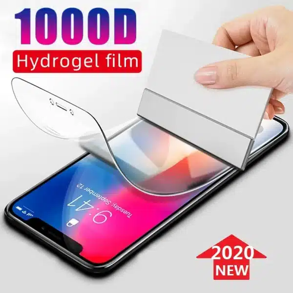 Protective Hydrogel Film for iPhone 11 12 Pro XS Max X XR Screen Protector Protective Film for iPhone 8 7 6 Plus SE 2(Not Glass)