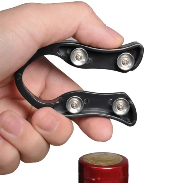 Fashion 4-Wheel Bar Champagne Red Wine Bottle Foil Cutter Opener Rotating Cutting Blades Kitchen Barware Gadgets