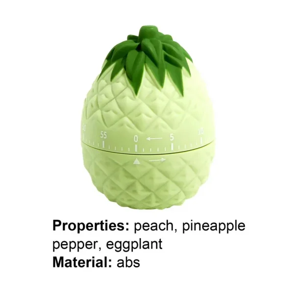 Kitchen Timer Kitchen Gadgets Pomodoro Cute Fruit Manual Mechanical Visual Countdown Cooking Timer for Kitchen Cooking Kids - Image 6