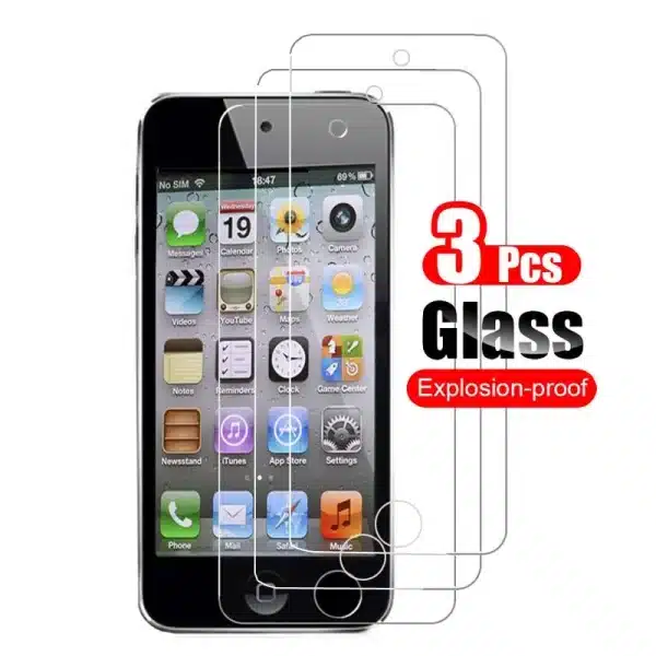 3Pcs for Apple iPod Touch 5 6 7 Tempered Glass Screen Protector for iPod Touch 5 6 Touch7 Glass Protective Film 9H