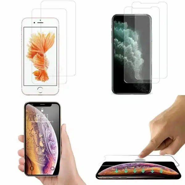 Tempered Glass Film Screen Protector For iPhone 12 Pro Max Mini XR XS Max 8 7 6s iphone 11 PRO SE 2020 5 5S