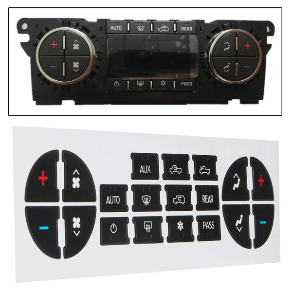 Climate Control Repair Replacement Interior Parts AC Dash Button for Buick Chevrolet Tahoe Suburban Avalanche Silverado Yukon - Image 2