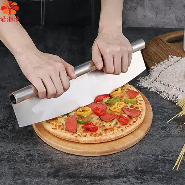 Aixiangru-Rocking Pizza Knife Gadget Sets, Bike Round Knife, Utensils, Bakery Accessories, Metal Kitchen Tools - Image 2