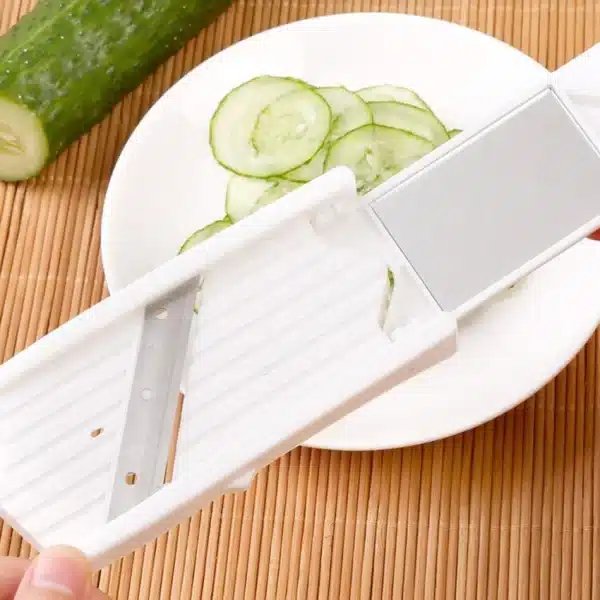 1PC Creative Kitchen Gadgets Fuit & Vegetable Tools Knife Manual Cutter Cucumber Slicer Crusher Peeler Home Vegetable Slicer - Image 5