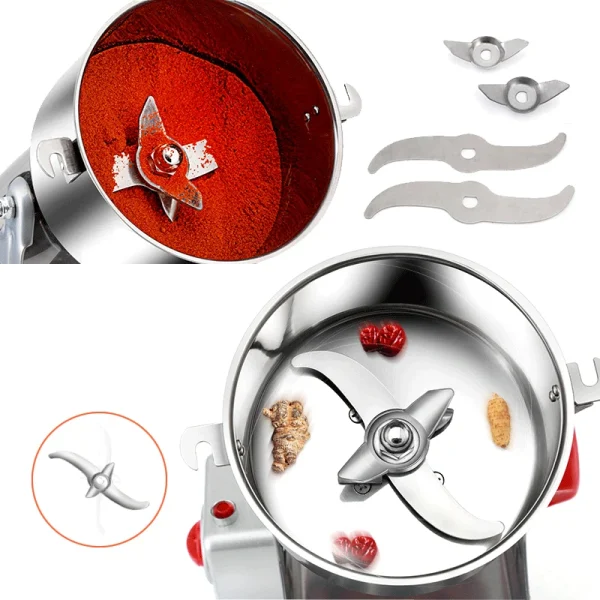 BioloMix 800g 700g Grains Spices Hebals Cereals Coffee Dry Food Grinder Mill Grinding Machine Gristmill Flour Powder crusher - Image 3