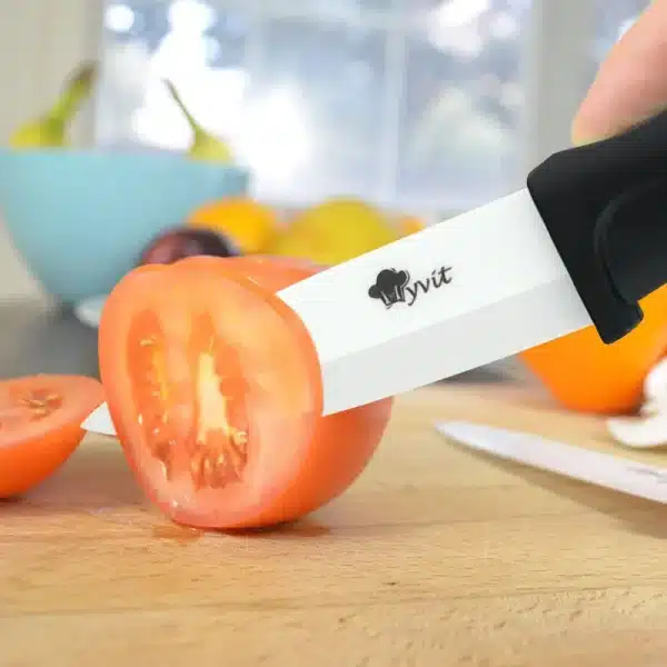 Ceramic Knife Kitchen Chef Knives Meat Utility Slicing Paring Bread Knives White Blade colorful anti-slip handle Cooking tools - Image 5