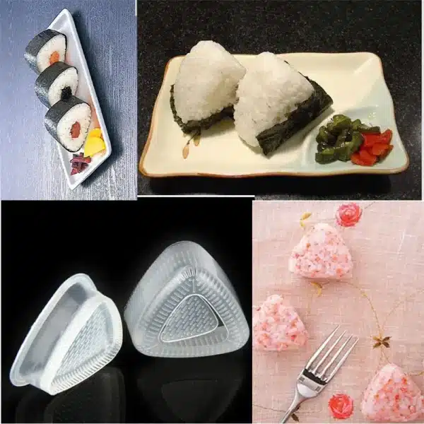 LIMITOOLS 2PCS/1 Set Sushi Mold Onigiri Rice Ball Bento Press Maker Mold DIY Tool Sushi Tools Kitchen Gadgets - Image 3