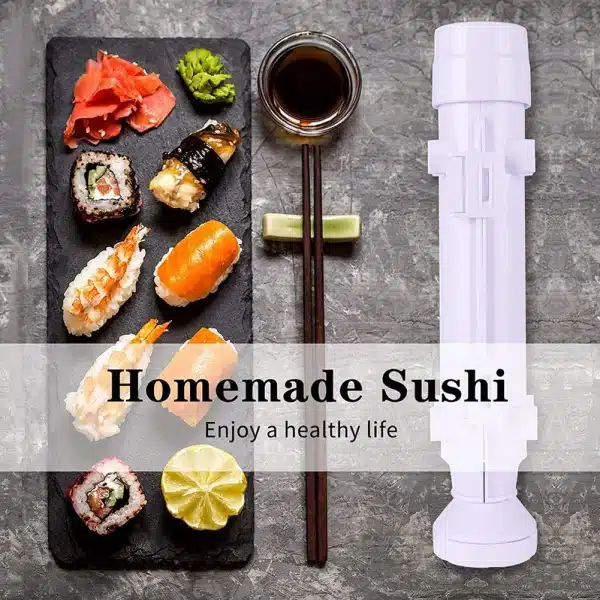 Quick Diy Sushi Maker Set Machine Rice Mold Bazooka Roller Kit Vegetable Meat Rolling Tool DIY Kitchen Tools Gadgets Accessories - Image 2