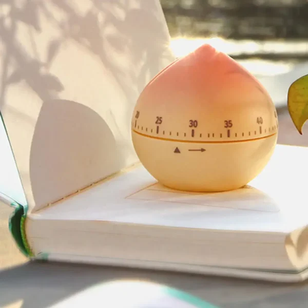 Kitchen Timer Kitchen Gadgets Pomodoro Cute Fruit Manual Mechanical Visual Countdown Cooking Timer for Kitchen Cooking Kids - Image 4