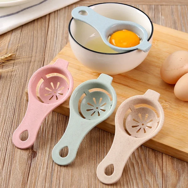 Plastic Egg Yolk Separator Food-grade Egg Divider Protein Safe Practical Hand Egg Tools Kitchen Cooking Gadgets