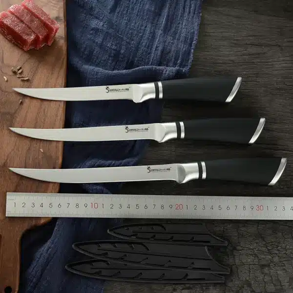 6" 7" 8" Stainless Steel Knife for Meat Bone Fish Fruit Vegetables Kitchen Knife Boning Chef Knife Salmon Sushi Filleting Knife - Image 5