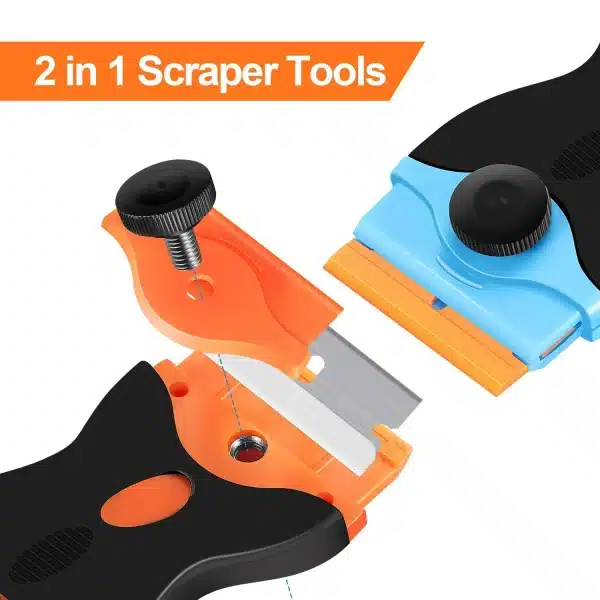 Scraper Blade Tool Auto Film Sticker Glue Ice Remover Razor Window Gap Glass Ceramic Kitchen Home Car Cleaner Squeegee Knife - Image 3