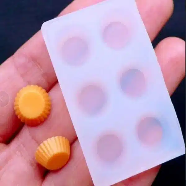 5Pcs/Set Mini Biscuit Silicone Mold Fondant Sugar Cake Decoration Chocolate Clay Epoxy Crystal Molds Baking Kitchen Accessories - Image 3