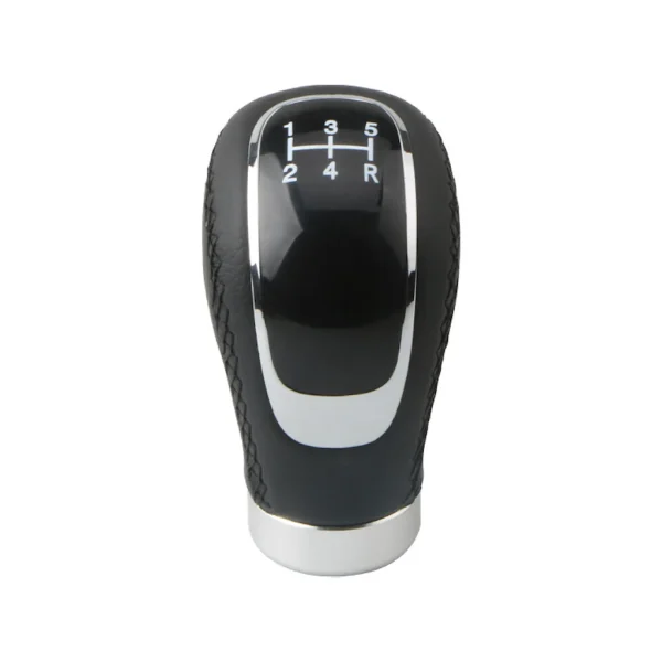 Universal Manual Leather Red Black Stitch Car Gear Stick Shift Knob Shifter Lever Pen Replacement Gearstick Interior Parts - Image 6