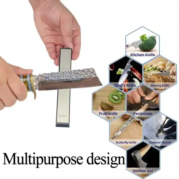 80-3000# Diamond Stone Whetstone Bar Knife Sharpener Scissors Razor Polished Kitchen Knife Sharpening System Tool Household Apex - Image 2