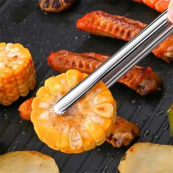 Japanese Stainless Steel Grill Tongs Bread Steak Elongated BBQ Kitchen Gadgets Camping Supplies Kitchen Accessories - Image 5