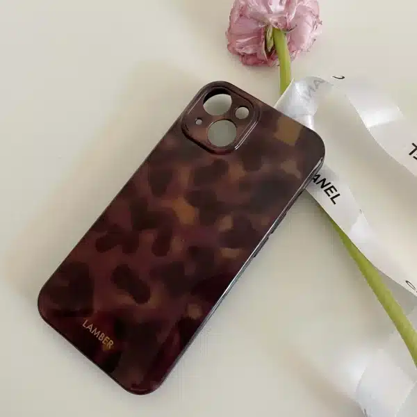 Amber retro brown silicone soft imd shockproof phone case for iphone 14 12 11 13 pro max 15 promax protector back cover